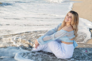 orlando senior girl at the beach for her senior shoot