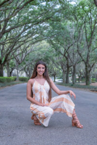 Oviedo Senior at Cypress Grove Park having her photos taken with Khim Higgins Photography.