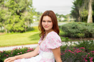 High school senior posing for Orlando senior portrait session
