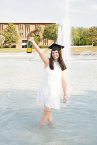 UCF Reflecting Pond Graduation Photo