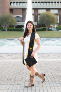 Senior girl in boots