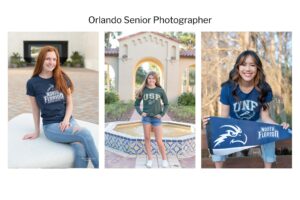 Senior girls in their college t-shirts