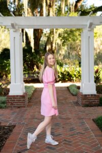 Golden hour senior portraits in Central Florida