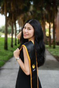 Orlando UCF graduation photos during golden hour