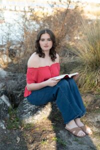 Timber Creek High School senior portrait taken outdoors in Orlando with soft natural light